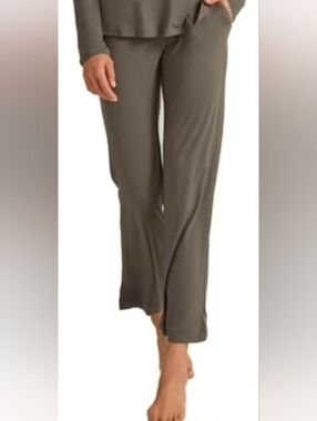 Faceplant Bamboo Relaxed Cropped Pant - Earl Gray Large